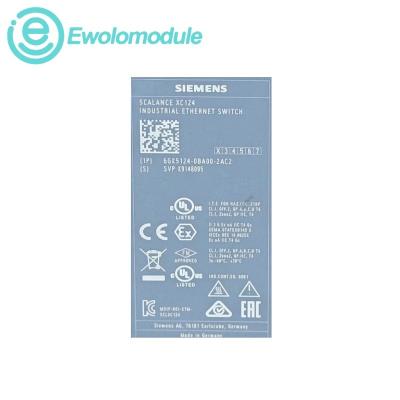 Siemens 6GK5124-0BA00-2AC2 SCALANCE XC124 Switch Industrial Ethernet no gestionado